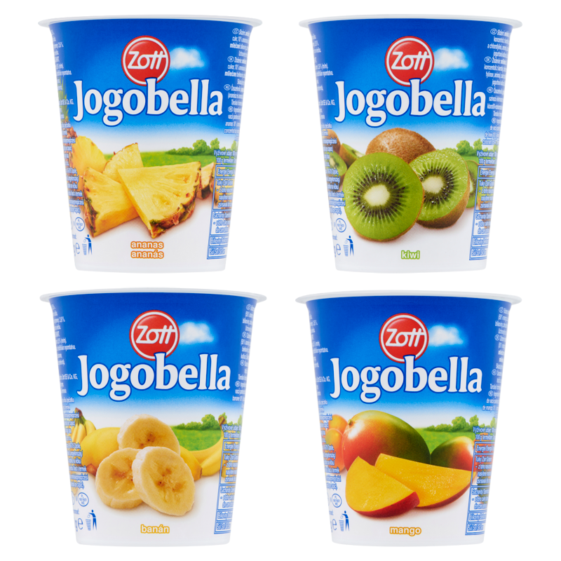 Zott Jogobella élőflórás gyümölcsjoghurt 150 g egzotikus