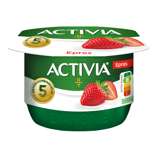 Danone Activia élőflórás gyümölcsjoghurt 125 g eper