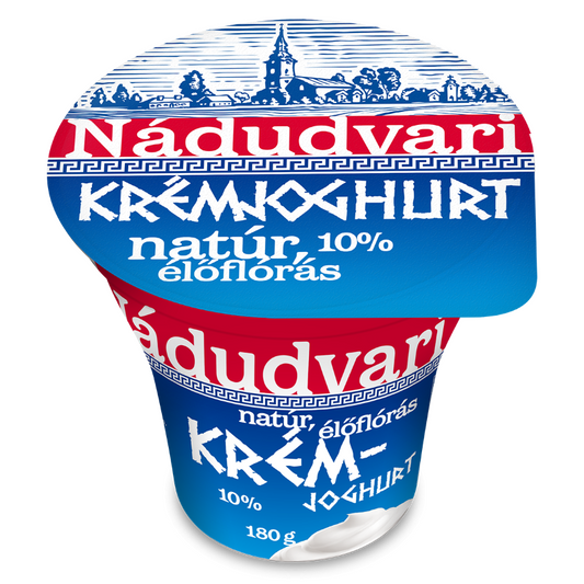 Nádudvari krémjoghurt 10% 180 g natúr